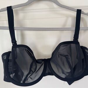 Black CUUP balconette bra